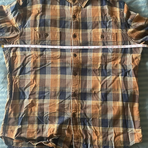 Wallace & Barnes (J. Crew) Men’s Medium Plaid Flannel Shirt Long Sleeved Classic - Picture 4 of 4